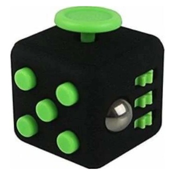 Mizoo Fidget Cube antistresová kostka černozelený