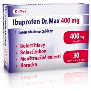 Ibuprofen Dr.Max 400 mg filmom obalené tablety tbl.flm.30 x 400 mg