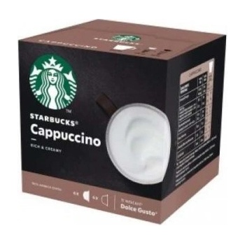 Nescafé Dolce Gusto Starbucks Cappuccino kávové kapsule 12 ks