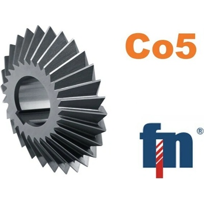 Fréza úhlová oboustranná souměrná 90°x63 HSS Co5 , ČSN 222250 , ZPS 857075V.090063