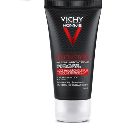 Vichy Комплексен анти-ейдж крем за мъже , Vichy Homme Structure Force 50ml Men Complete Anti-Aging Cream