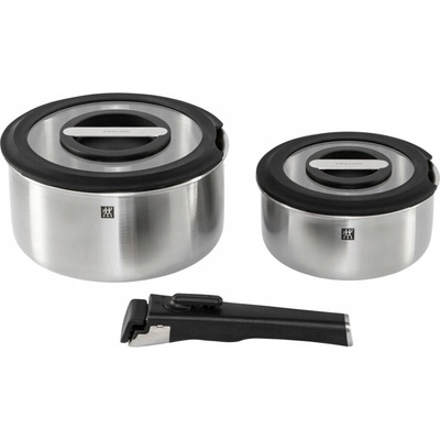 ZWILLING UNLOCK Sada 2 hrnců s poklicemi + rukojeť