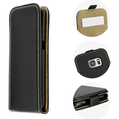 Púzdro ForCell SLIM FLIP FLEXI FRESH HUAWEI P9 LITE - čierne