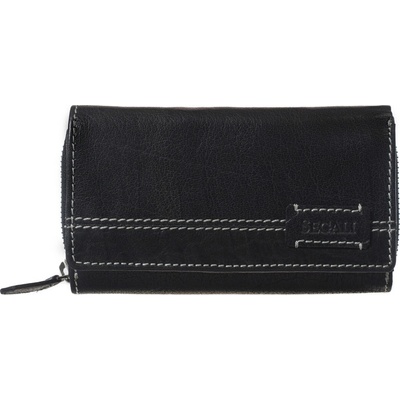 Segali dámska kožená peňaženka 1770 black