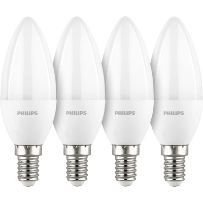 Philips SADA 4x LED žiarovka Philips B35 E14/5W/230V 2700K P5242