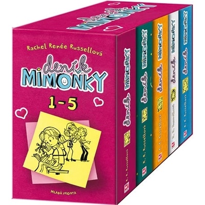 Deník mimoňky - BOX 1-5 - Rachel Renée Russell