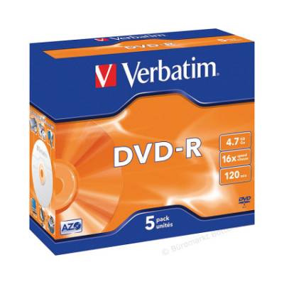 DVD-R AZO 4.7GB 16x 5er JewelCase
