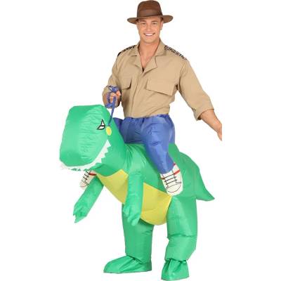 Fiestas Guirca Мъжки костюм - Надуваем динозавър Размер - Възрастни: L