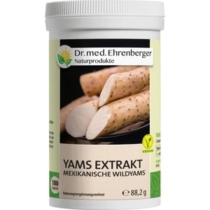 Dr. Ehrenberger Naturprodukte Екстракт от корен на див ям, капсули - 180 капсули