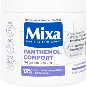 Mixa Panthenol Comfort Крем за възстановяване на защитната бариера за кожа склонна към атопия 400 ml Лосион за тяло