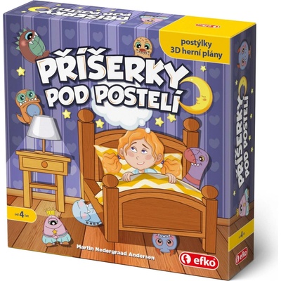 EFKO Príšerky pod posteľou - detská postrehová hra