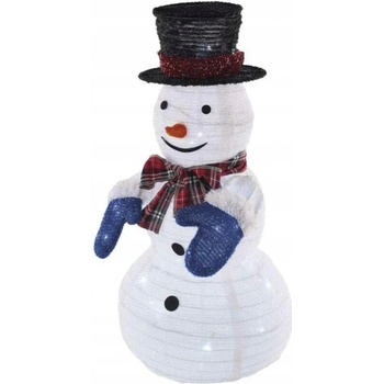 Emos LED skladací snehuliak 60cm vnútorný studená biela DCFC35