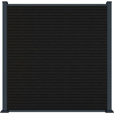 Rojaplast MODERN plotový panel WPC 180x180 cm HORIZONTÁLNÍ i VERTIKÁLNÍ a koncovky - antracit