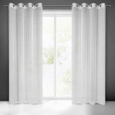 Takoy Záclona SANDRA z hladkého etamínu 140 x 250 cm-HF-401264 | 140 x 250 cm