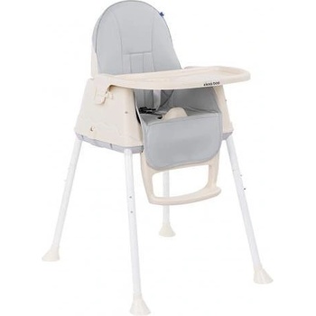 KikkaBoo Стол за хранене Creamy 3в1 Grey