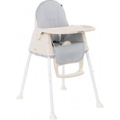 KikkaBoo Стол за хранене Creamy 3в1 Grey