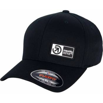 Meatfly шапка Raptor Flexfit Brand Black | Черна | Размер Meatfly | Cheren | МЪЖЕ | S/M