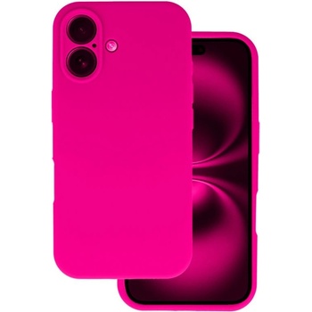 IPhone Кейс Silicone Lite за IPhone 16, Розов фуксия (4315)