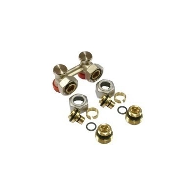 GIACOMINI sada pro tělesa VK, rohová R388S 3/4"x (20x2)