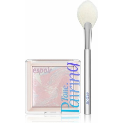 espoir Tone Pairing Highlighter rozjasňovač na tvár a očné okolie so štetcom Pink Marine 9,6 g