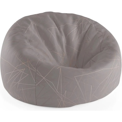 Sablio sedací vak Cocoon Trojúhelníková abstrakce 75 x 45 x 35 cm
