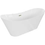 Mexen Celia 170x75 cm white/gold (52331707500-50)