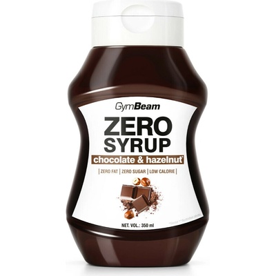 GymBeam Zero Syrup Hazelnut Choco 350 ml