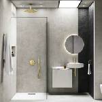 Ideal Standard Вграден смесител за душ Ideal Standard Atelier Joy, златист цвят, без тяло за вграждане (A7382A2)