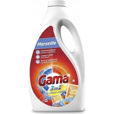 Gama 3v1 gél na pranie Marseille Univerzálny 1,98 l 44 PD