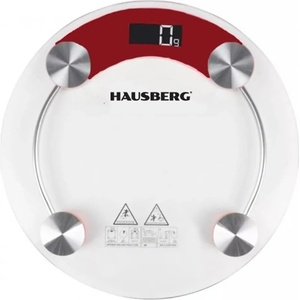Hausberg HB-6000RS червена стъклена везна за баня (HB-6000RS)