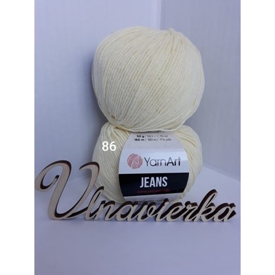 YarnArt Jeans 86 Vanilková