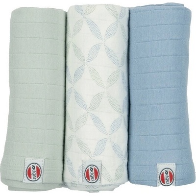 Lodger Swaddler Solid Matcha 70 x 70 Peppermint 3 ks