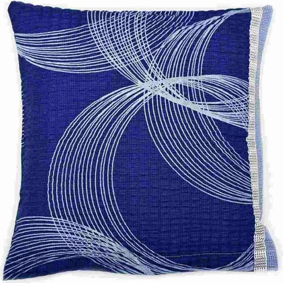 Bellatex Elipsa krep modrá 40 x 40 cm