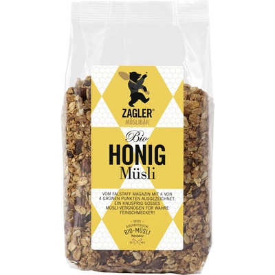 ZAGLER MÜSLIBÄR Био мюсли - мед - 1000 г