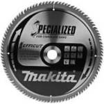 Makita Диск циркулярен за рязане Makita на дърво фино напречно надлъжно с HM пластини 305 мм, 30 мм, 2.15 мм, 100 z, Efficut-B-67278