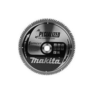Makita Диск циркулярен за рязане Makita на дърво фино напречно надлъжно с HM пластини 305 мм, 30 мм, 2.15 мм, 100 z, Efficut-B-67278