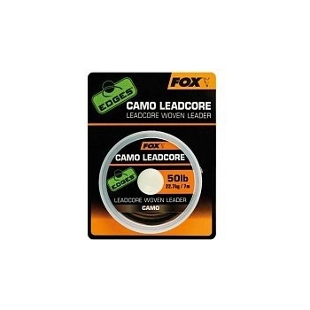 Fox šnúra s oloveným jadrom Edges Leadcore Camo 7m 50lb