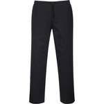 Portwest chef c070 / Панталон за готвач с връзки - черен 5xl (c070bkr5xl)