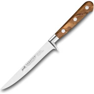 LION SABATIER Нож за обезкостяване IDEAL PROVENCAO 13 см, неръждаема стомана нитове, кафяв, Lion Sabatier (LS831385)