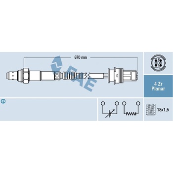 Lambda sonda FAE 77328
