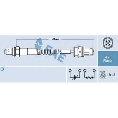 Lambda sonda FAE 77328