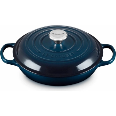 Le Creuset Kastrol SIGNATURE 26 cm, 2,2 l, NUIT, litina