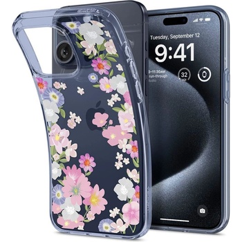 Spigen Кейс Spigen Liquid Crystal за iPhone 15 Pro, Blossom (KXG0075352)