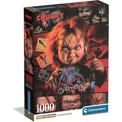 Clementoni Puzzle Horory: Chucky - 1000 dielov