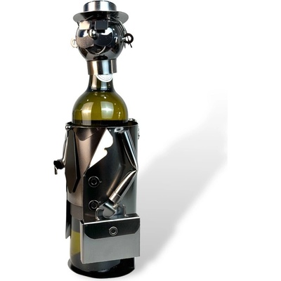 Stojan na víno Muž s kufříkem – Hledejceny.cz