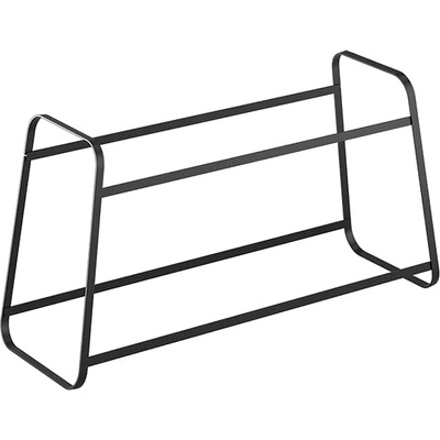 Metaltex ЕТАЖЕРКА ЗА ОБУВКИ DERBY-2 LAVA 52x18x27см ЧЕРЕН МАТ (36.55.52)