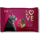 My Love SET s hovädzím mäsom v omáčke 4 x 85 g