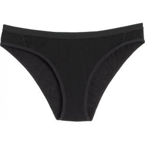 Icebreaker Дамско мериносово термобельо Icebreaker Women's Siren Bikini Merino underpants - Black / Black (115-0445-0113)