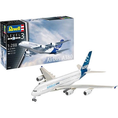 Revell Revell : Plastikový model lietadlo 63808 Airbus A380 1:288