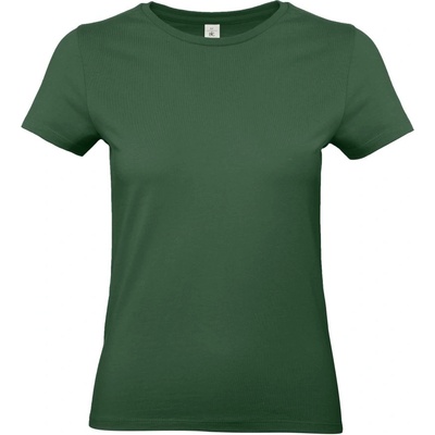 B&C Collection B&c 190 / Дамска тениска от плътен памук - бутилково зелено xl (01004t54004)